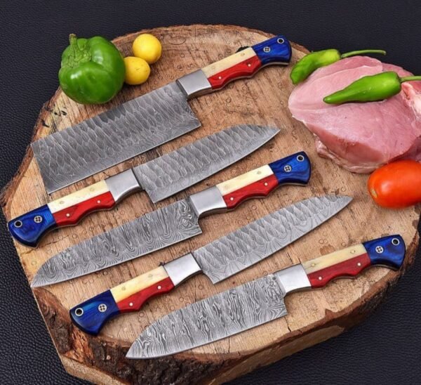 Damoxus Hand Forged Chef Knife Set of 5