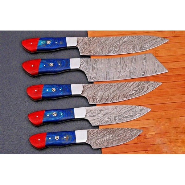 Damoxus damascus steel Chef knife Set