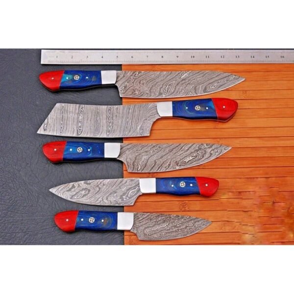 Damoxus damascus steel Chef knife Set