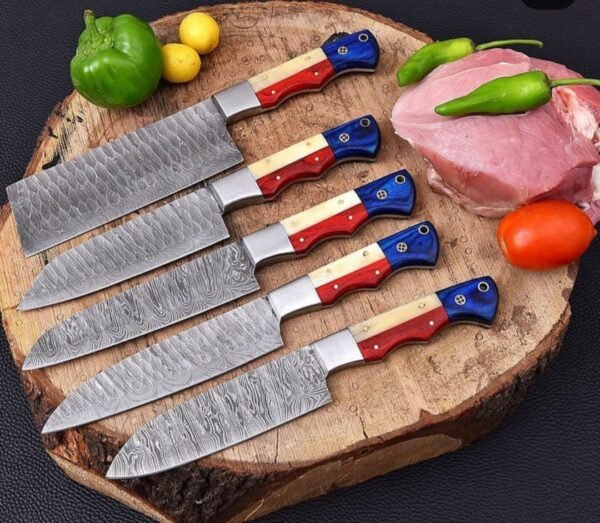 Damoxus Hand Forged Chef Knife Set of 5