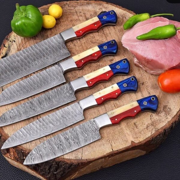 Damoxus Hand Forged Chef Knife Set of 5