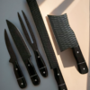 Damoxus carbon black coated kitchen chef knifes set