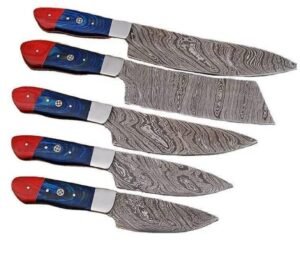 Damoxus damascus steel Chef knife Set