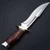 12 Inch Wooden Handle Hunting Knife