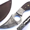 Custom handmade Damascus Skinner Knife