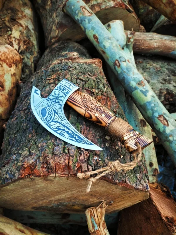 Damoxus Handmade Odin Viking Pizza Axe