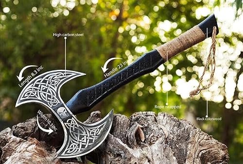 large double headed ax Stainless Steel Axe